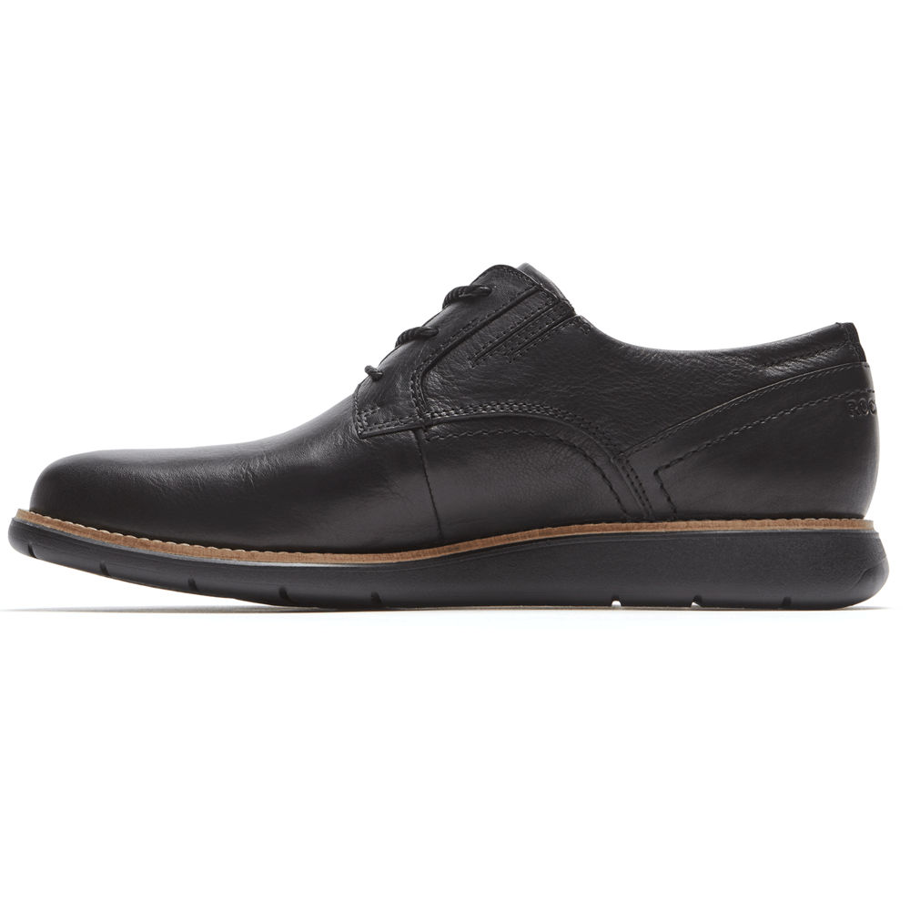 Rockport Dress Shoes For Mens Black - Total Motion Sport Plain Toe - YT2364809